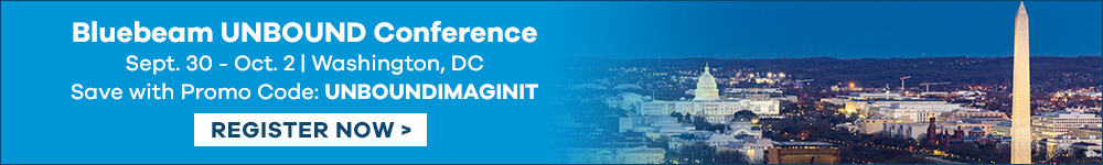 Bluebeam UNBOUND Conference. Promo Code UNBOUNDIMAGINIT. Register Now.
