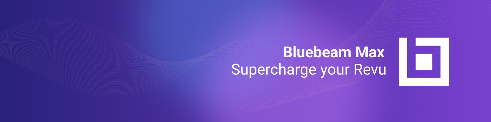 Bluebeam Max product banner